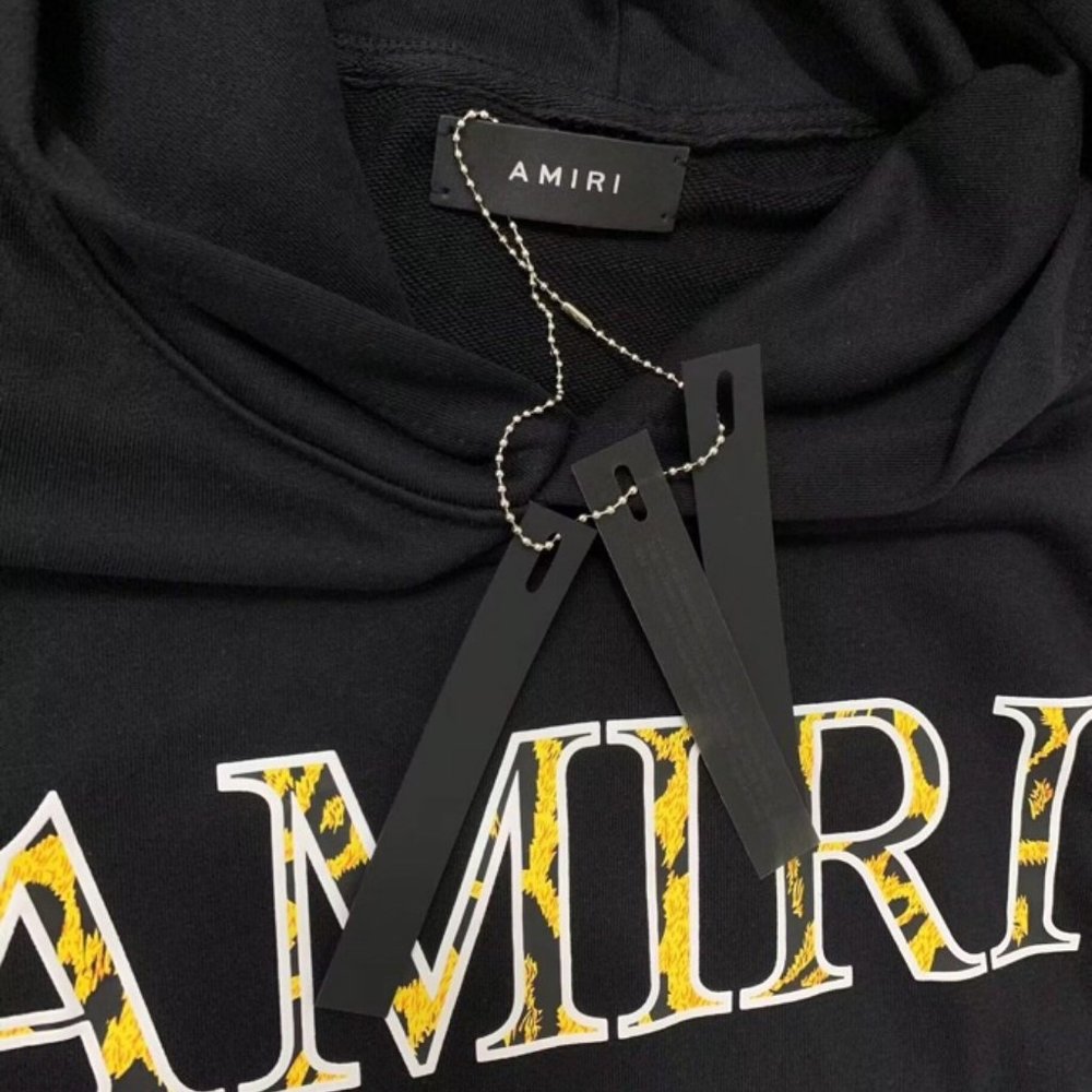 AMIRI Logo Print Hoodie Sweatshirt - Picture 6 of 7
